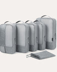 6PCS Compression Travel Packing Cubes for Suitcases