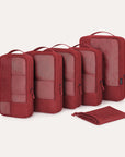6PCS Compression Travel Packing Cubes for Suitcases