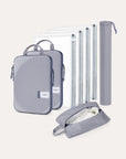 8PCS Compression Packing Cubes Grey