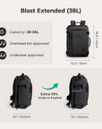 Blast 28L-38L Carry On Travel Backpack