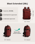 Blast 28L-38L Carry On Travel Backpack