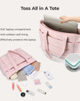 Bagsmart 20L Puffy Tote Bag with 15.6" Laptop Compartment