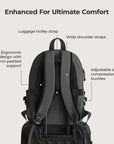 Soar 25L 180° Open Clamshell Travel Backpack Set