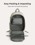 Soar 25L 180° Open Clamshell Travel Backpack Set