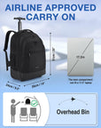 Terran Carry-on 45L Rolling Travel Backpack