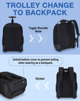 Terran Carry-on 45L Rolling Travel Backpack