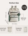 Paz 25L Diaper Backpack