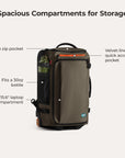 Blast 43L Roller Backpack