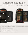 Blast 43L Roller Backpack