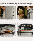 Blast 43L Roller Backpack