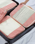 6PCS Foldable Travel Packing Cubes for Suitcase