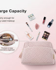 Elegant Roomy Makeup Bag
