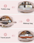 Elegant Roomy Makeup Bag