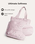 21L_Tote_with_Water_Resistant_Fabric_lightweight_puffer_Pink