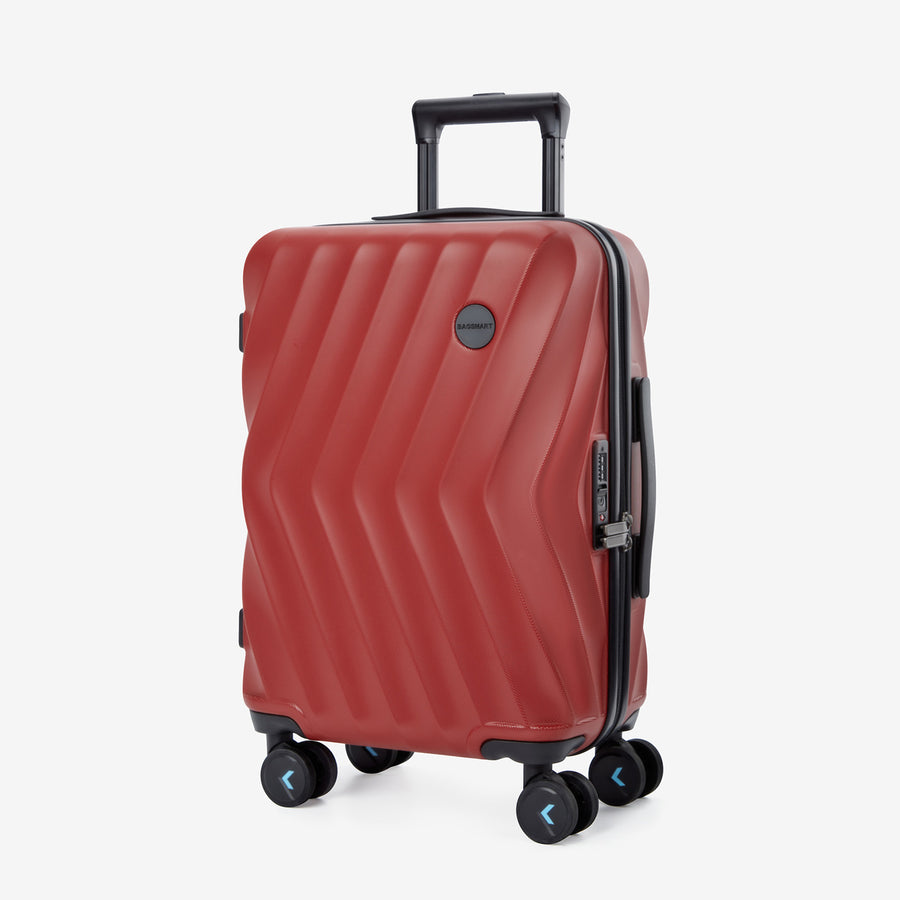 Globetrotter 20" Hardside Rolling Carry-on Stylish Suitcase