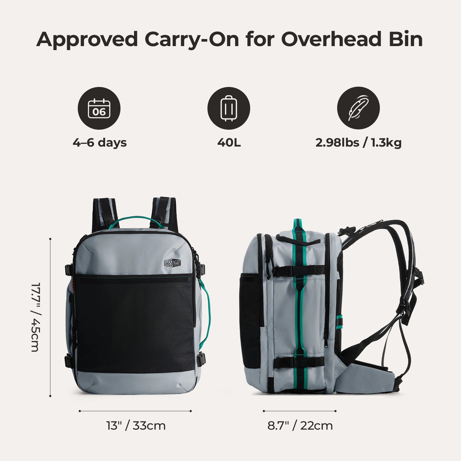 Blast Pro 40L Travel Backpack
