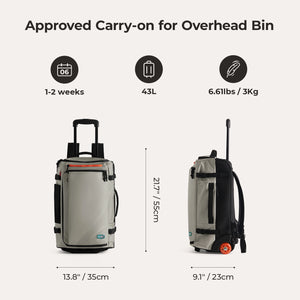 Blast 43L Roller Backpack
