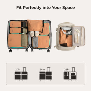 Blast 6PCS Compression Travel Packing Cubes