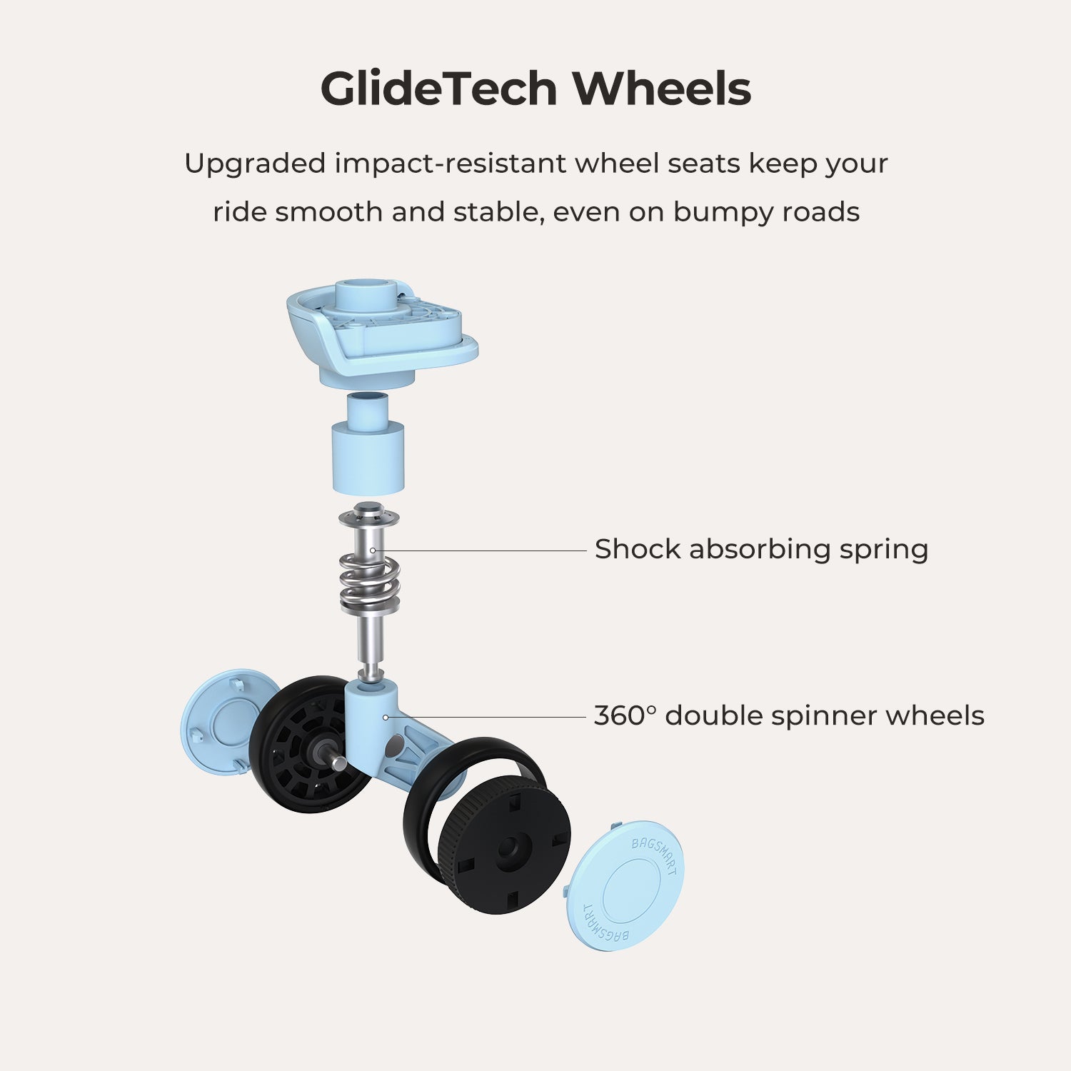 Getaway 20" GlideTech Wheels Expandable Carry-On Luggage