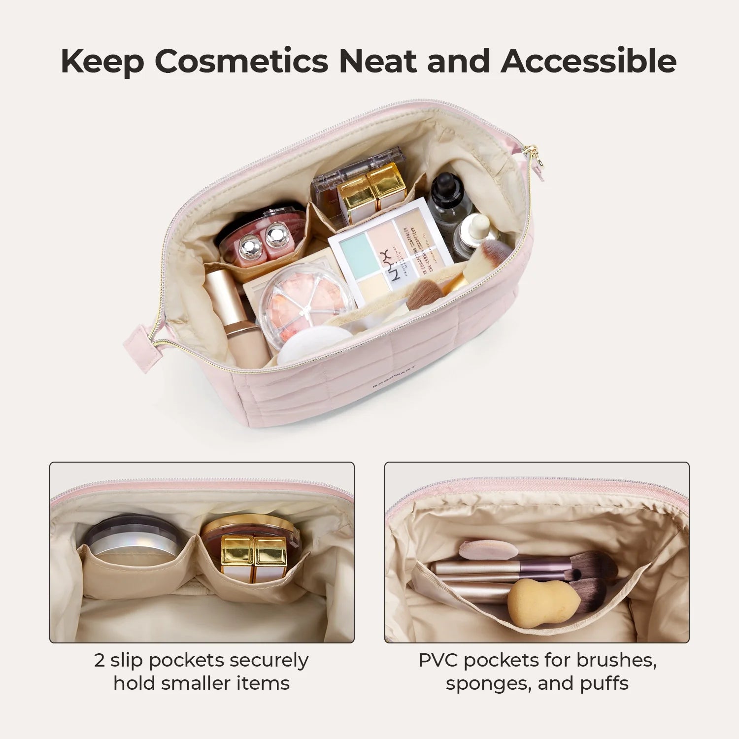 Bagsmart Puffy Makeup Bag