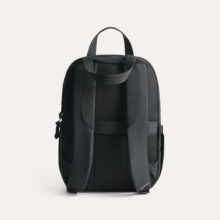 Vega  Backpack Black Quilted Nylon Backpack