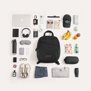 Vega  Backpack Black Large Capacity