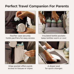 Paz 25L Diaper Backpack