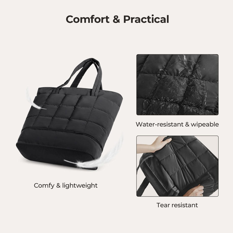 Bubble 22L-28L Expandable Puffer Travel Tote Bag