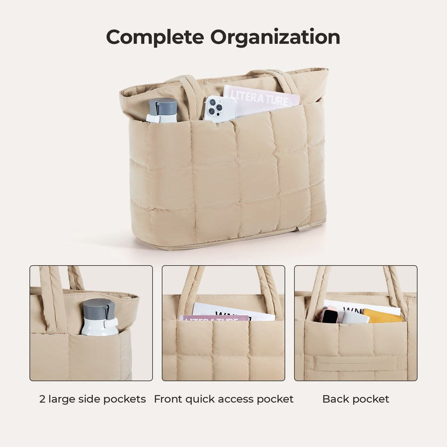 Bubble 22L-28L Expandable Puffer Travel Tote Bag