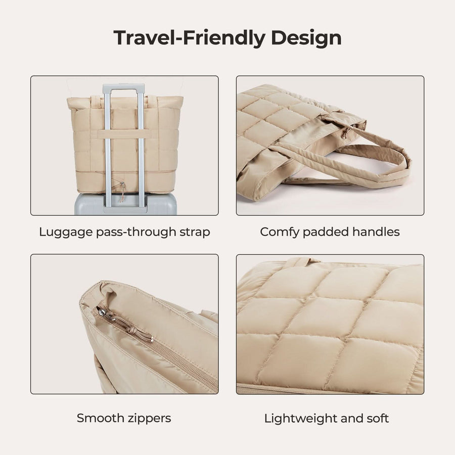 Bubble 22L-28L Expandable Puffer Travel Tote Bag