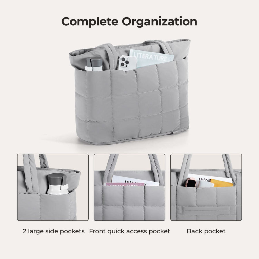 Bubble 22L-28L Expandable Puffer Travel Tote Bag