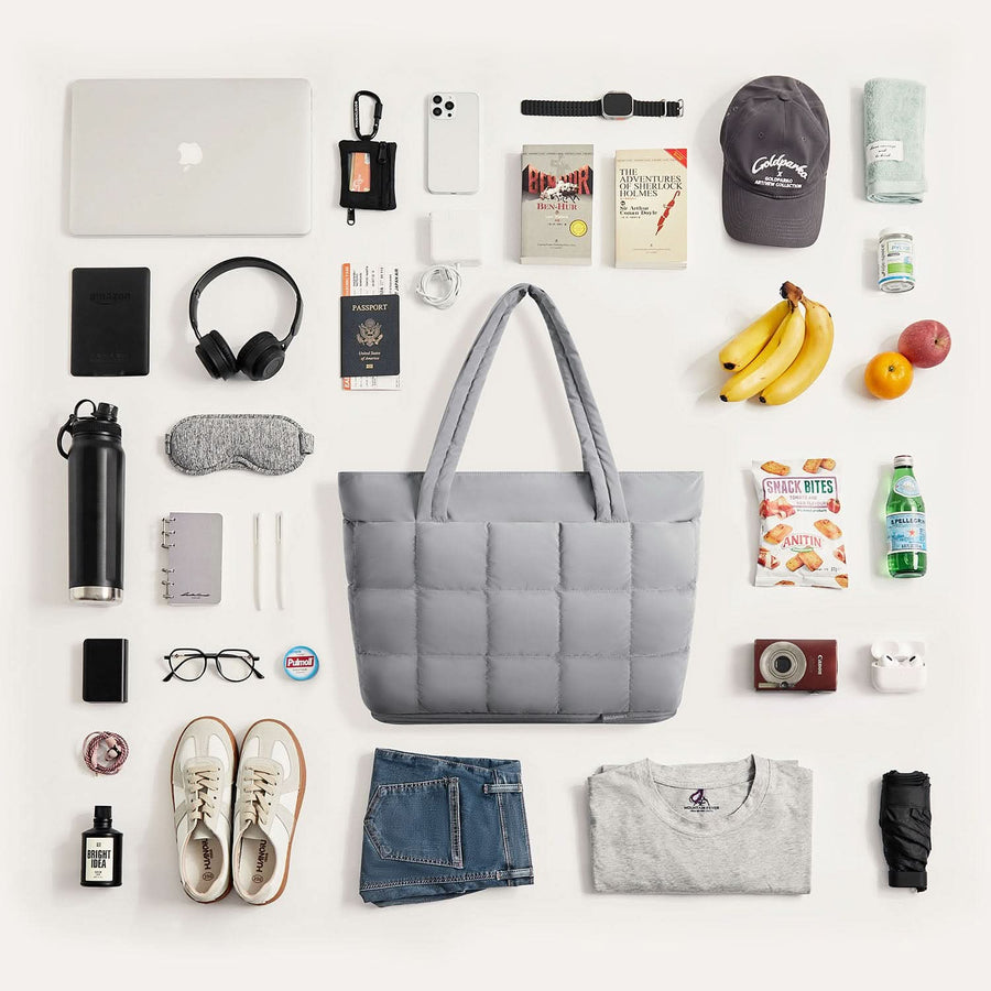 Bubble 22L-28L Expandable Puffer Travel Tote Bag