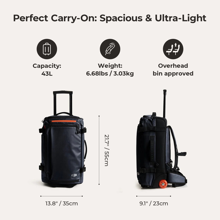 Blast Pro 43L Roller Backpack BAGSMART