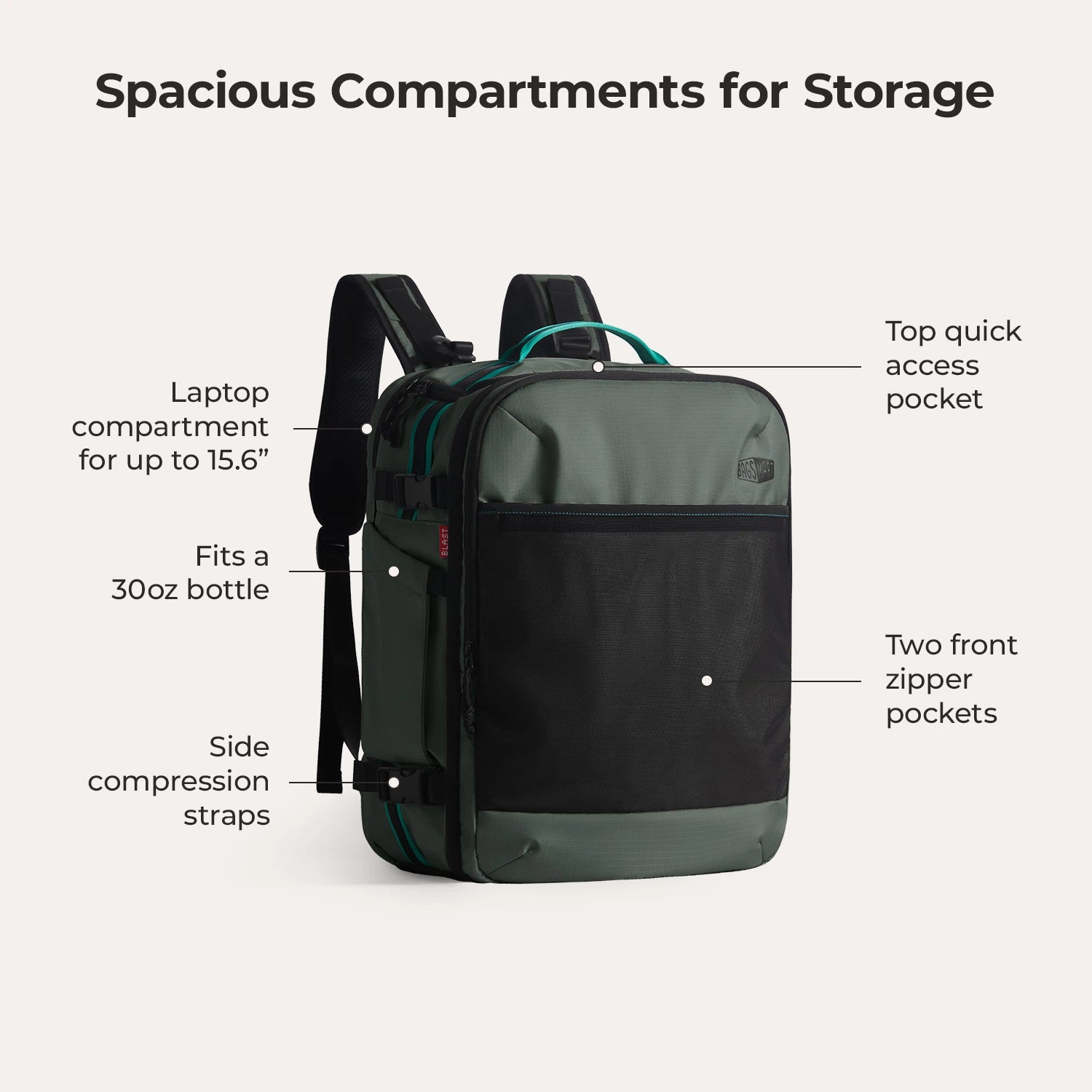 Blast Pro 40L Travel Backpack