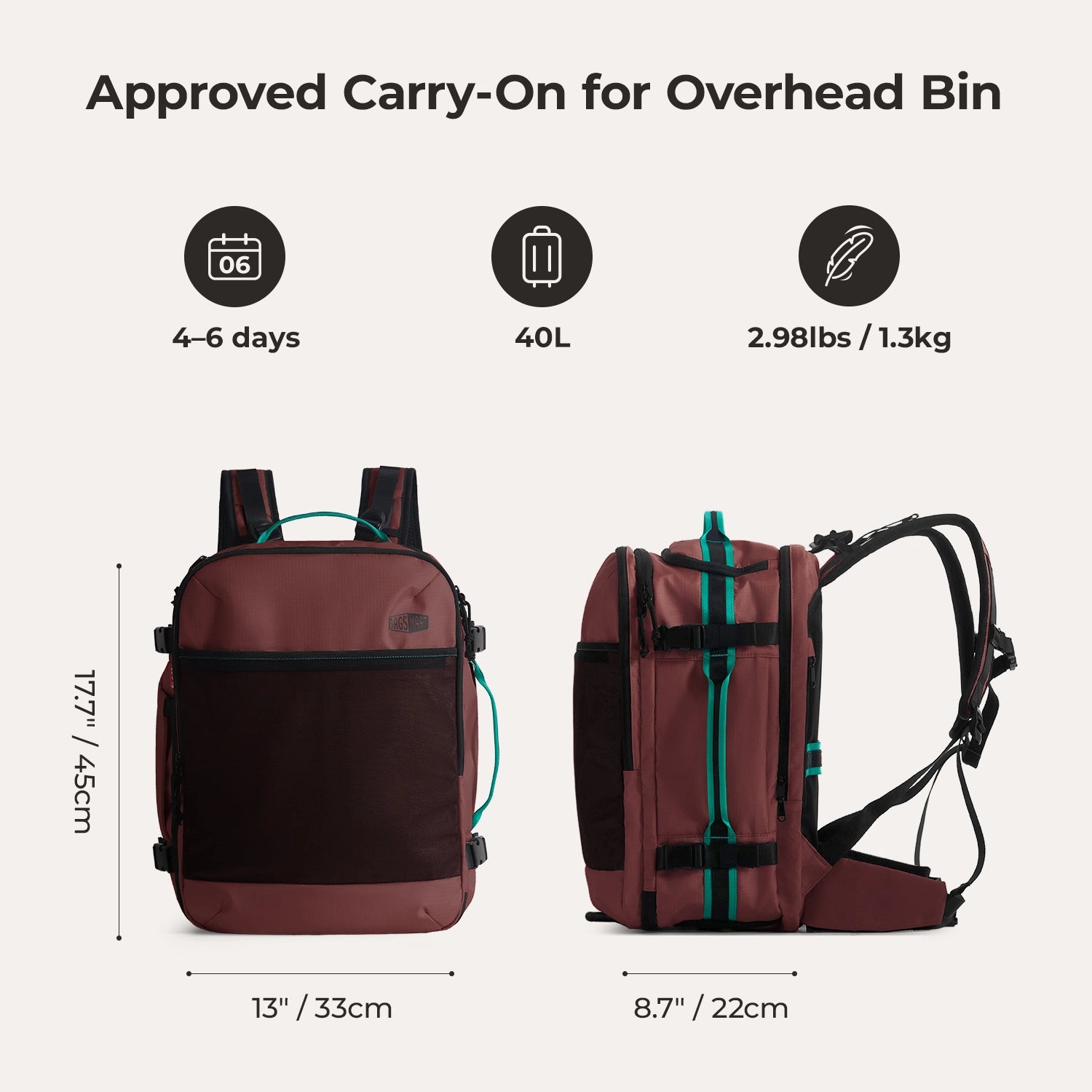 Blast Pro 40L Travel Backpack
