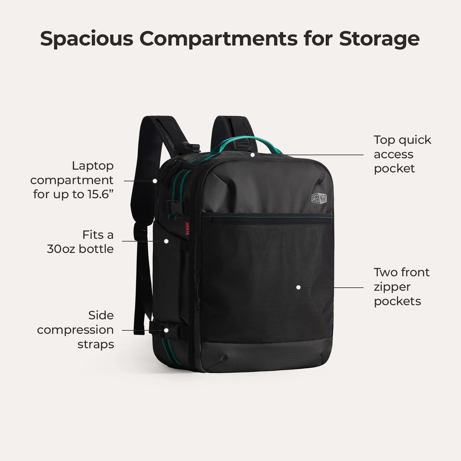 Blast Pro 40L Travel Backpack