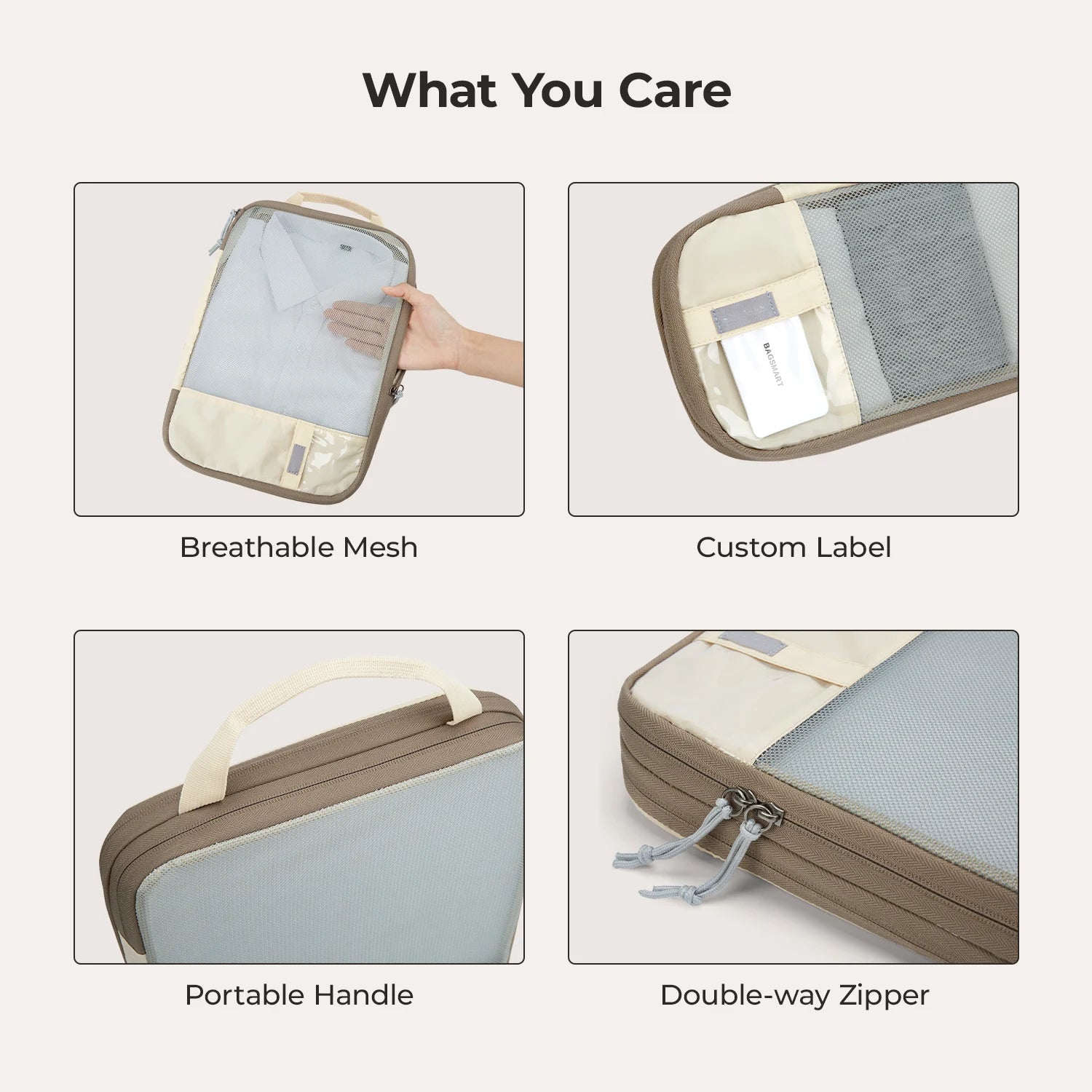 Bagsmart Compression Packing Cubes