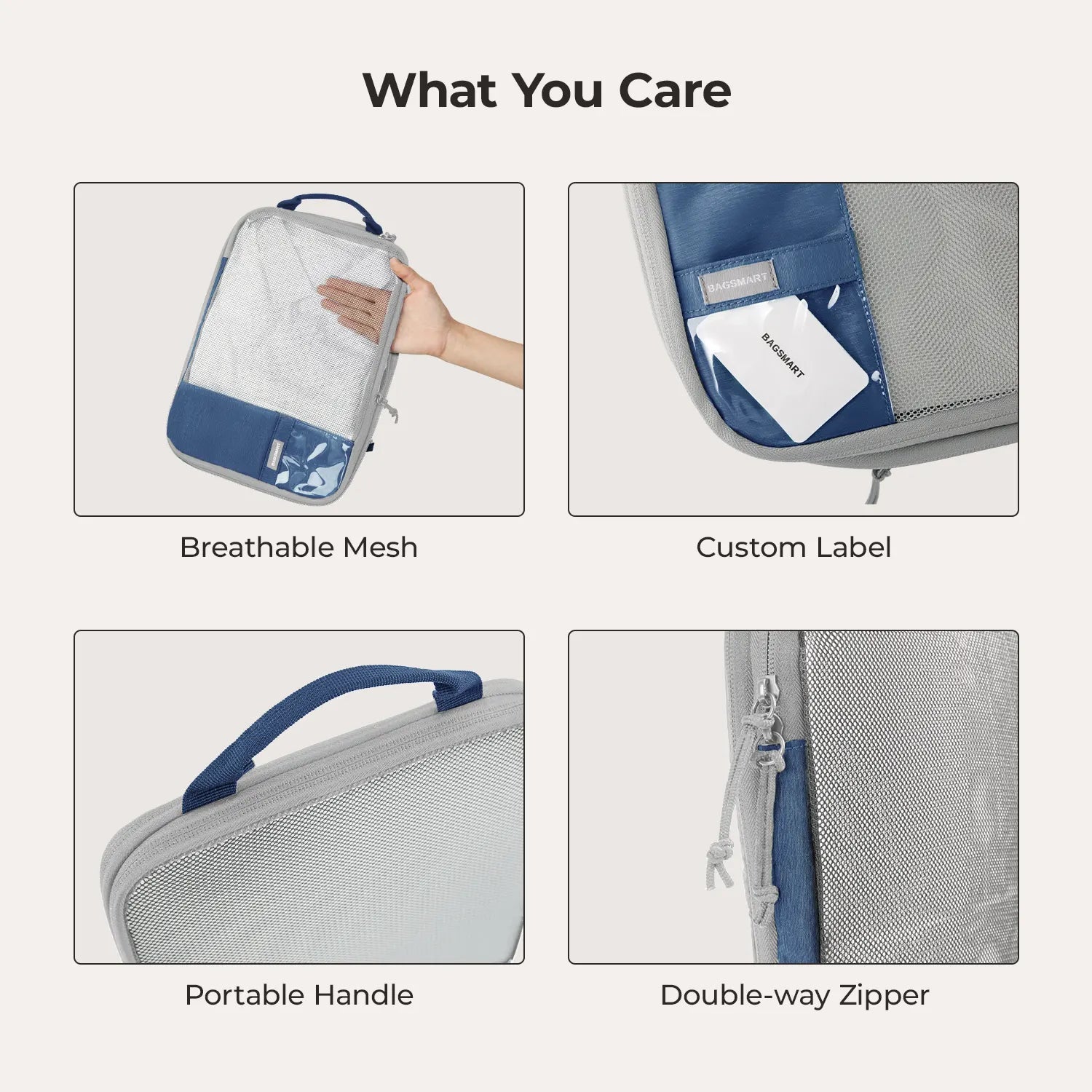 Bagsmart Compression Packing Cubes
