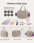 Crush_26L_Tote_Workout_Made_Easy_with_multiple_pockets_and_shoe_compartment_Camel