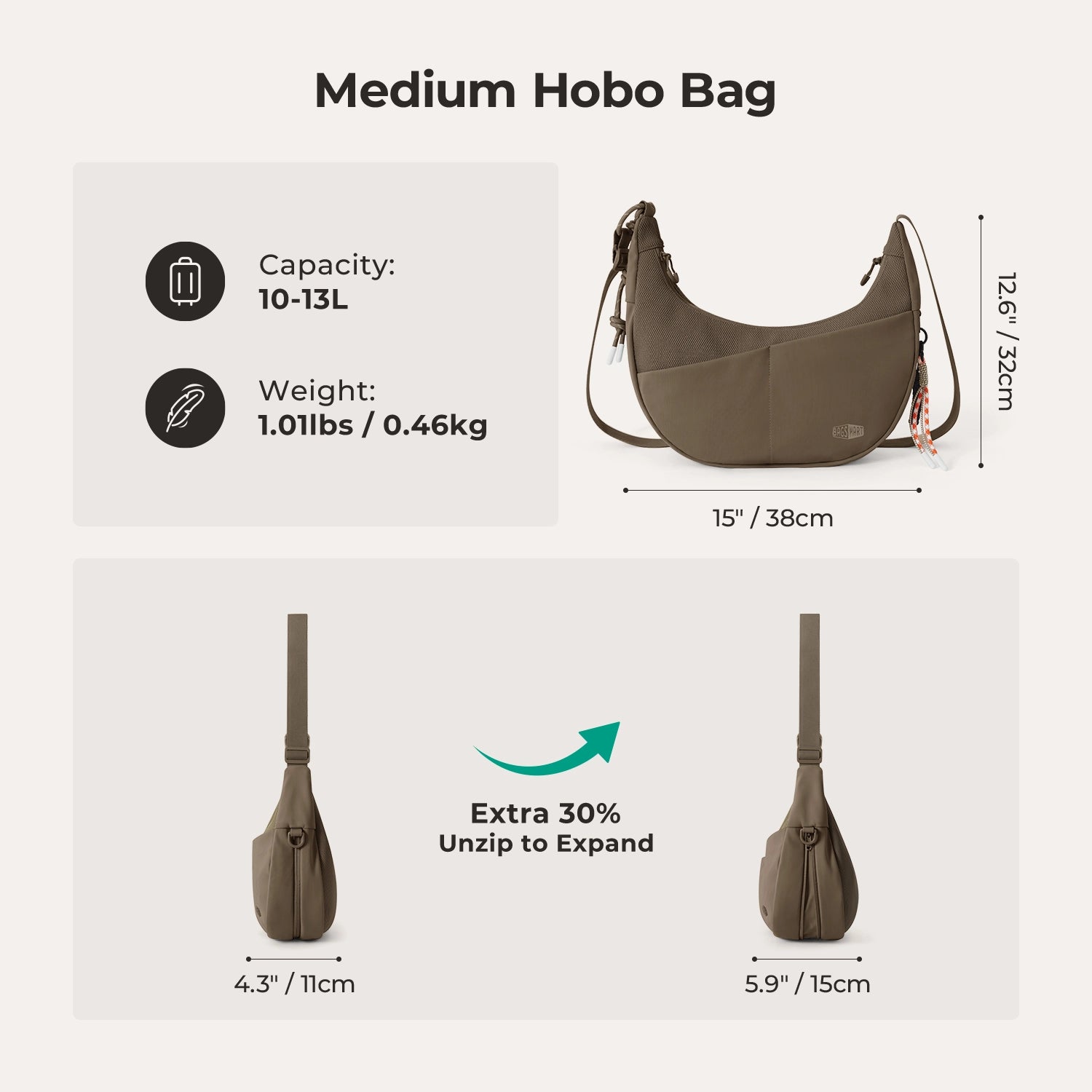 REIKI Hobo Bag