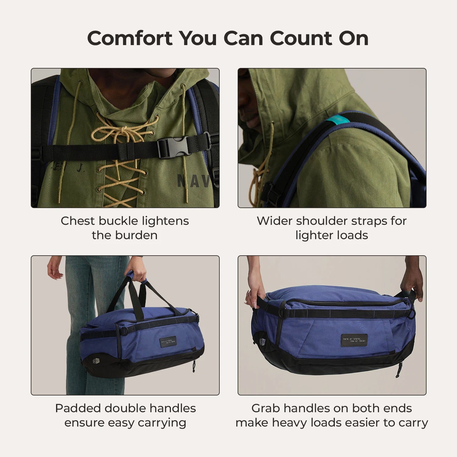 Paz 43L Duffle Backpack