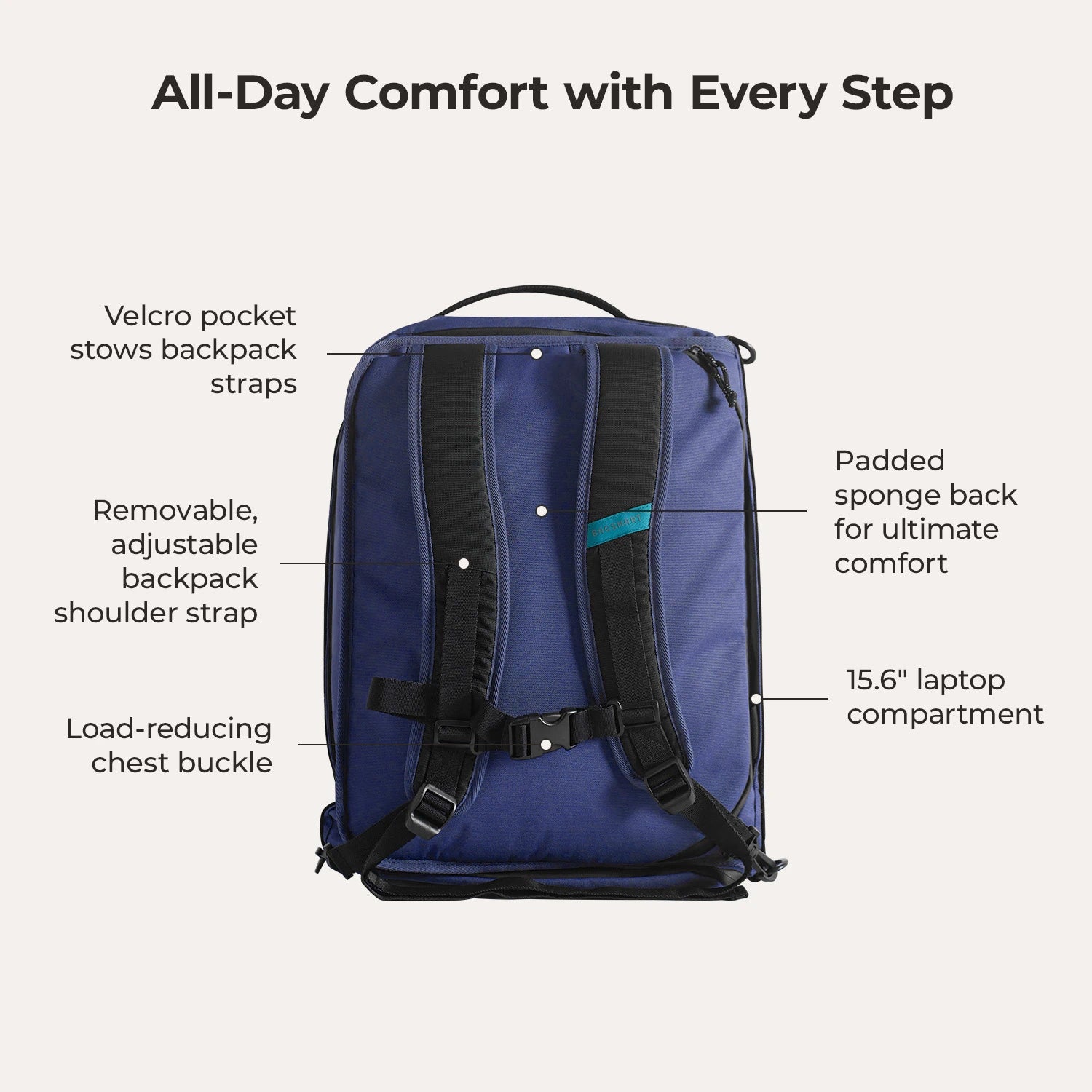 Paz 43L Duffle Backpack