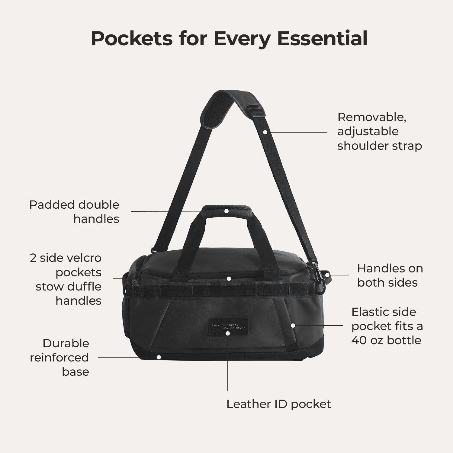 Paz 43L Duffle Backpack