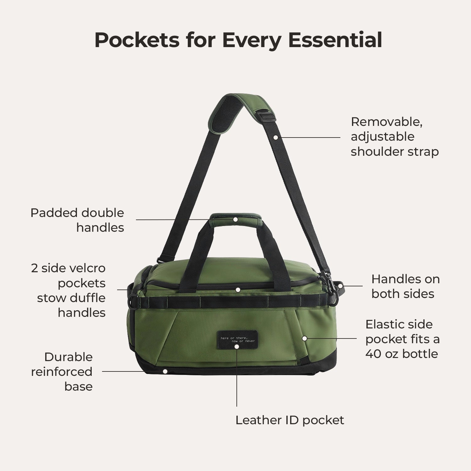 Paz 43L Duffle Backpack