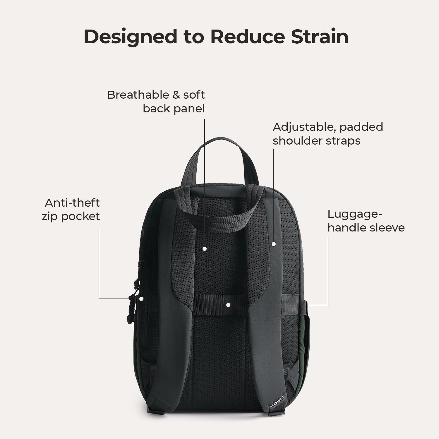 Vega 23L Featherlight 15.6 Inch Laptop Backpack