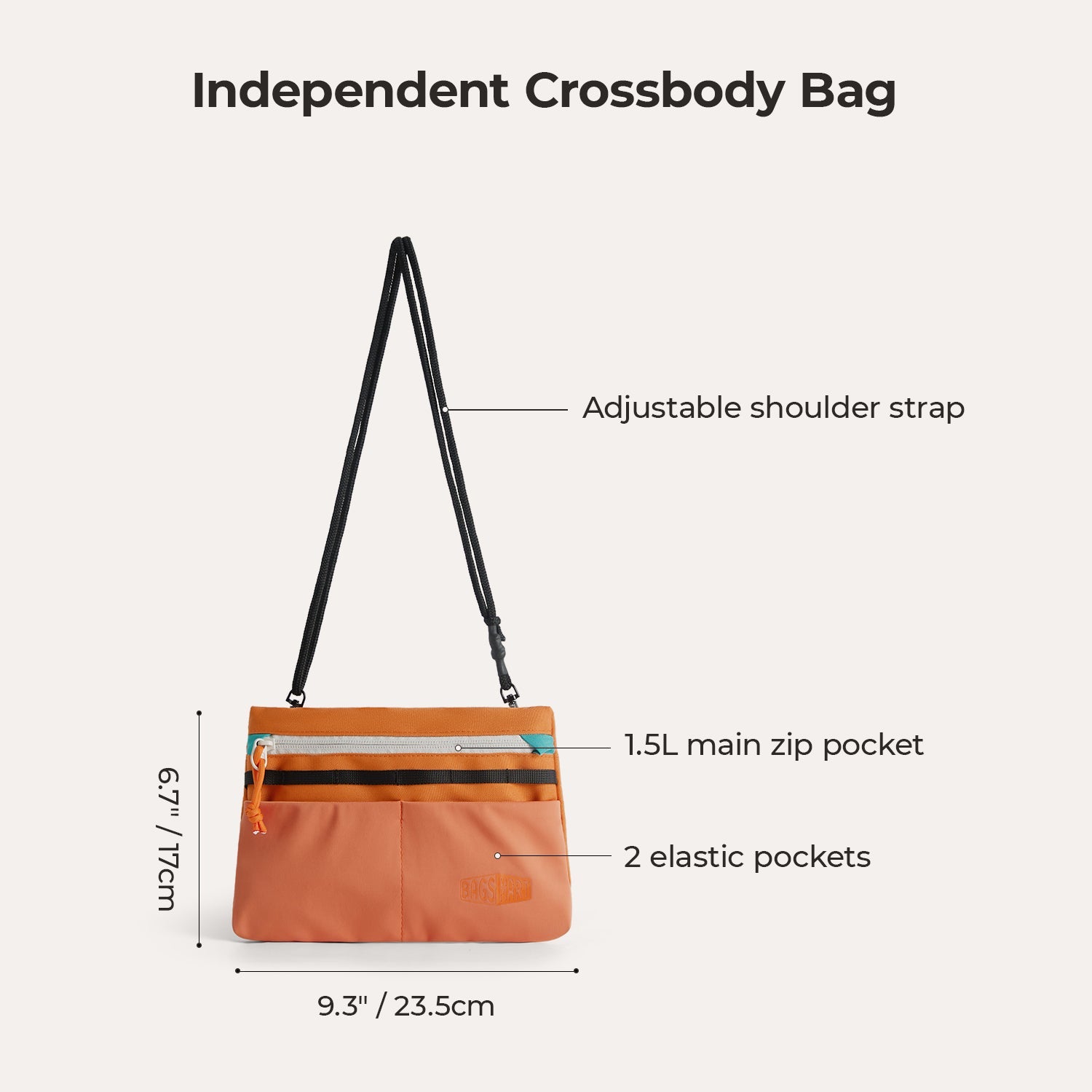 best backpack for traveling with crossbody bag rust