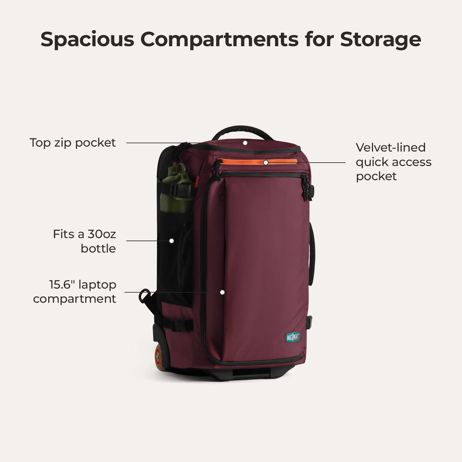 Blast 43L Roller Backpack