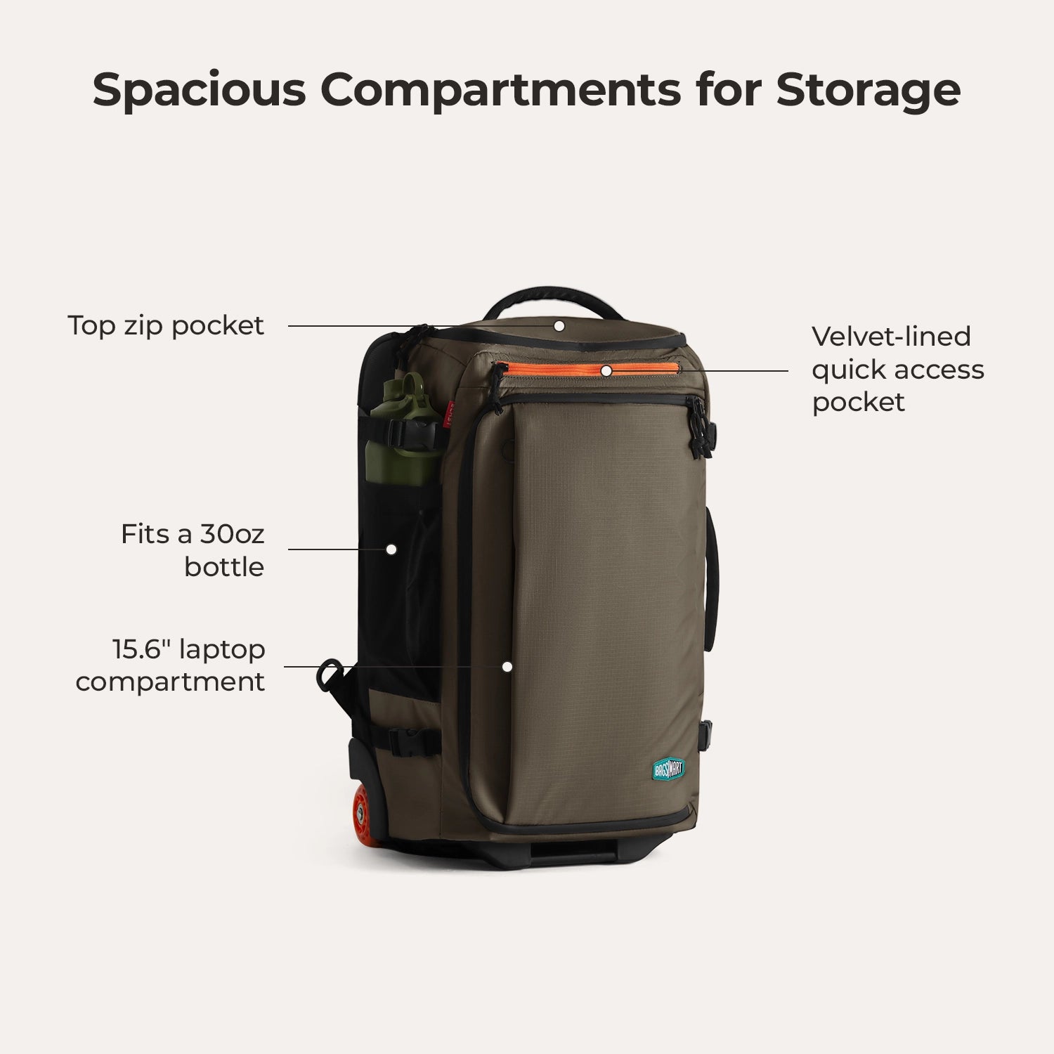 Blast 43L Roller Backpack