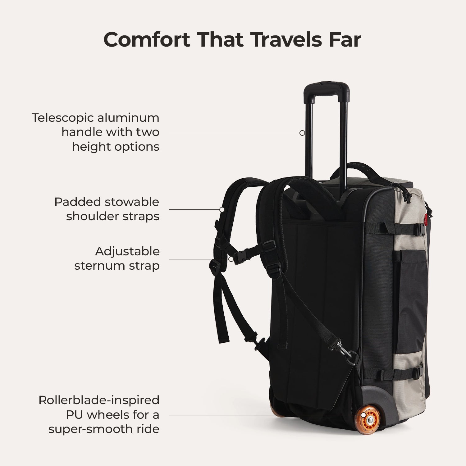 Blast 43L Roller Backpack