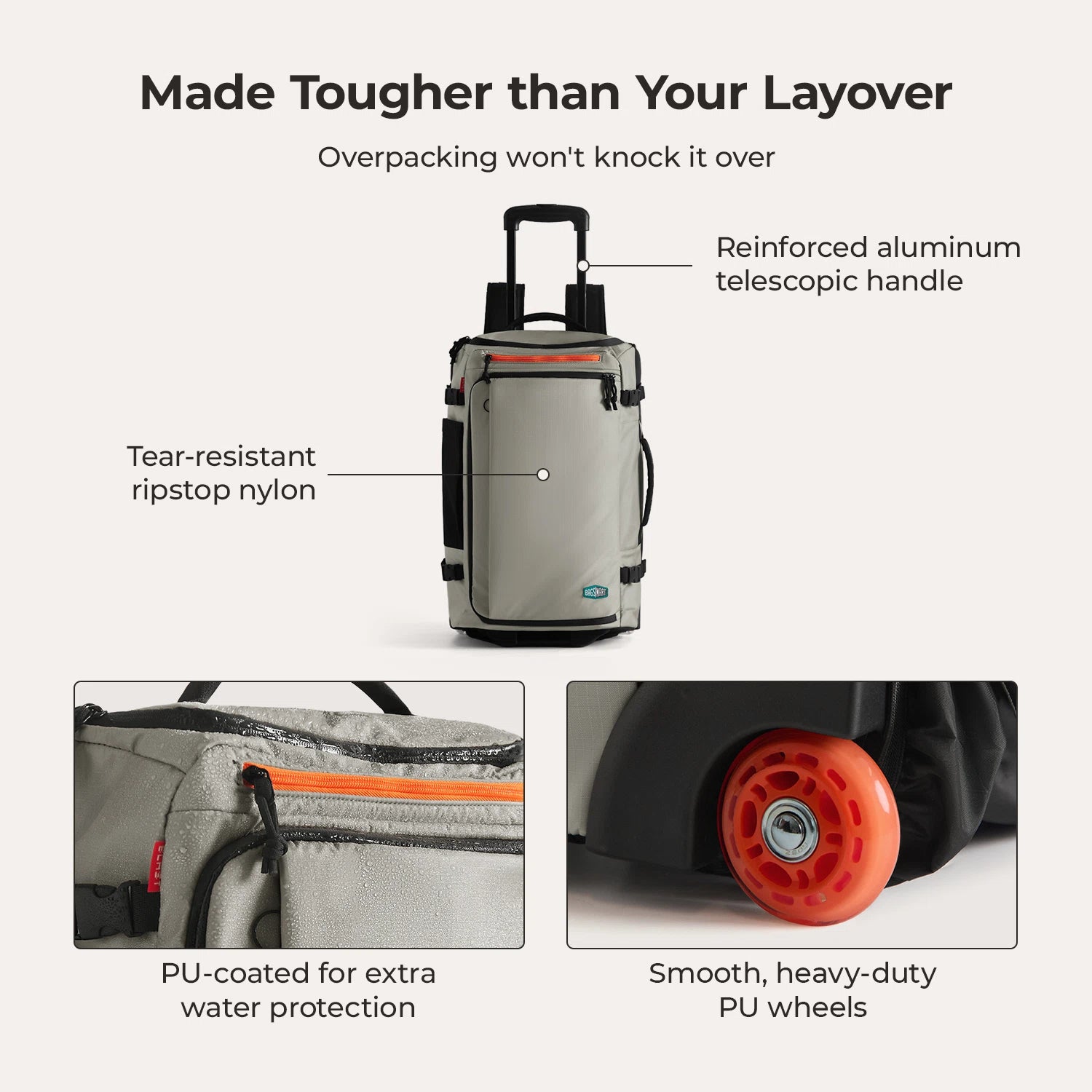 Blast 43L Roller Backpack